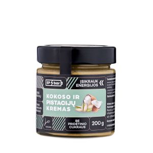 Pistacijų ir kokoso riešutų kremas 200g.